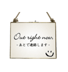 オシャレな日常用語（個別スタンプ：1）