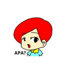 Red Hair Women（個別スタンプ：2）