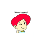 Red Hair Women（個別スタンプ：6）