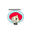 Red Hair Women（個別スタンプ：8）