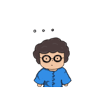 the boy ＆ curly hair（個別スタンプ：3）