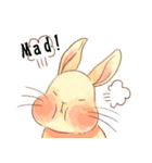Lovely rabbit sticker！3<English version>（個別スタンプ：19）