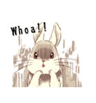 Lovely rabbit sticker！3<English version>（個別スタンプ：23）