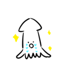 Sticker of simple squid（個別スタンプ：29）