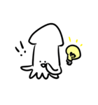 Sticker of simple squid（個別スタンプ：32）