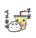 soy milk ＆ steamed bread（個別スタンプ：13）