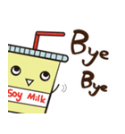 soy milk ＆ steamed bread（個別スタンプ：16）