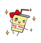 soy milk ＆ steamed bread（個別スタンプ：28）