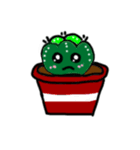 Hand Painted cactus（個別スタンプ：2）