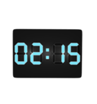 デジタル時計（15分）（個別スタンプ：2）