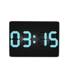 デジタル時計（15分）（個別スタンプ：3）