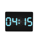 デジタル時計（15分）（個別スタンプ：4）
