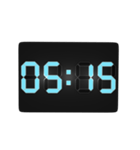 デジタル時計（15分）（個別スタンプ：5）