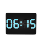 デジタル時計（15分）（個別スタンプ：6）