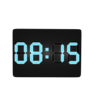 デジタル時計（15分）（個別スタンプ：8）
