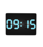 デジタル時計（15分）（個別スタンプ：9）
