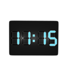 デジタル時計（15分）（個別スタンプ：11）