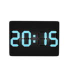 デジタル時計（15分）（個別スタンプ：20）