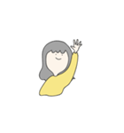 That girl in yellow（個別スタンプ：1）