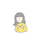 That girl in yellow（個別スタンプ：9）