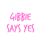 gibbie - wow（個別スタンプ：1）