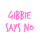 gibbie - wow（個別スタンプ：2）