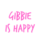 gibbie - wow（個別スタンプ：14）