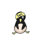 Adelie penguins every time（個別スタンプ：35）