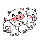 white pig white pig1（個別スタンプ：38）