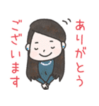 敬語女子スタンプ（個別スタンプ：4）