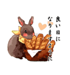 Lovely rabbit sticker！3<敬語ver>（個別スタンプ：1）