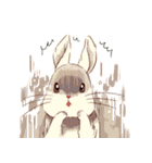 Lovely rabbit sticker！3<敬語ver>（個別スタンプ：23）