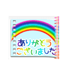 ▷毎日使える敬語♥色鉛筆でメッセージ（個別スタンプ：8）