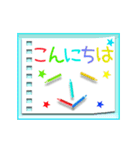 ▷毎日使える敬語♥色鉛筆でメッセージ（個別スタンプ：12）