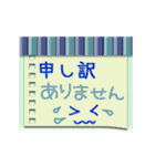 ▷毎日使える敬語♥色鉛筆でメッセージ（個別スタンプ：22）