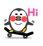 Double Chin penguin san（個別スタンプ：18）