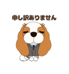 キャバリア犬♪ブレンハイム(白多め)2（個別スタンプ：15）