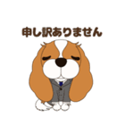 キャバリア犬♪ブレンハイム(白少なめ)2（個別スタンプ：15）