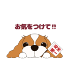 キャバリア犬♪ブレンハイム(白少なめ)2（個別スタンプ：23）