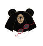 Taiwan Black Bear Xionggaiya - WOW（個別スタンプ：11）