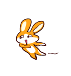 Bun and Orange-Two Rabbit（個別スタンプ：4）