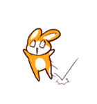 Bun and Orange-Two Rabbit（個別スタンプ：36）