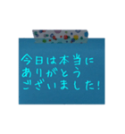 付箋で敬語スタンプ（個別スタンプ：37）