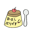 スウィーツと一緒♪手書きデカ文字（敬語）（個別スタンプ：36）