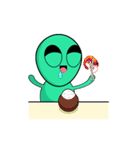 Bobby the Ayylien (Cute Alien Stickers)（個別スタンプ：16）