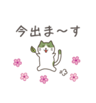 茶道 with 抹茶猫 3 -敬語-（個別スタンプ：15）
