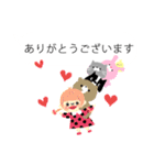 吹き出しスタンプ（イラスト付ver）（個別スタンプ：10）