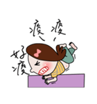 Fished-Head Mama Doing Yoga（個別スタンプ：9）