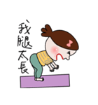 Fished-Head Mama Doing Yoga（個別スタンプ：22）