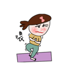 Fished-Head Mama Doing Yoga（個別スタンプ：30）